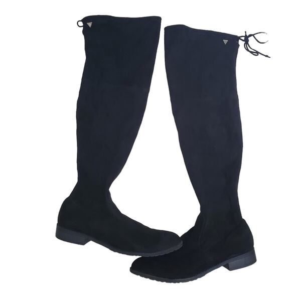 Guess | Simplee Over the Knee Faux Suede Boots - Picture 3 of 11